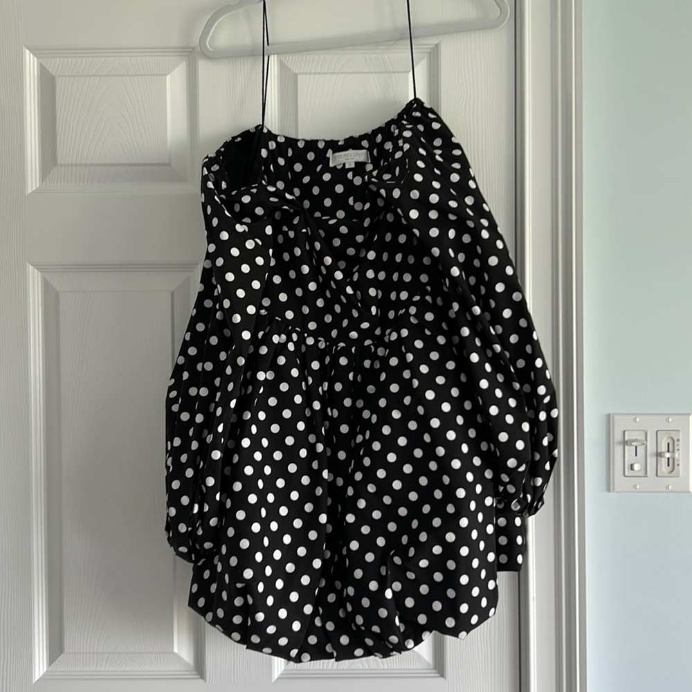 Caroline Constas Polka dot dress